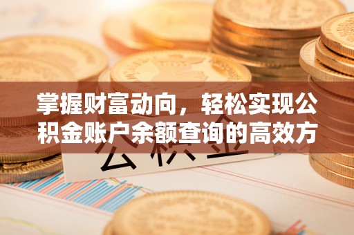 福泉掌握财富动向，轻松实现公积金账户余额查询的高效方式